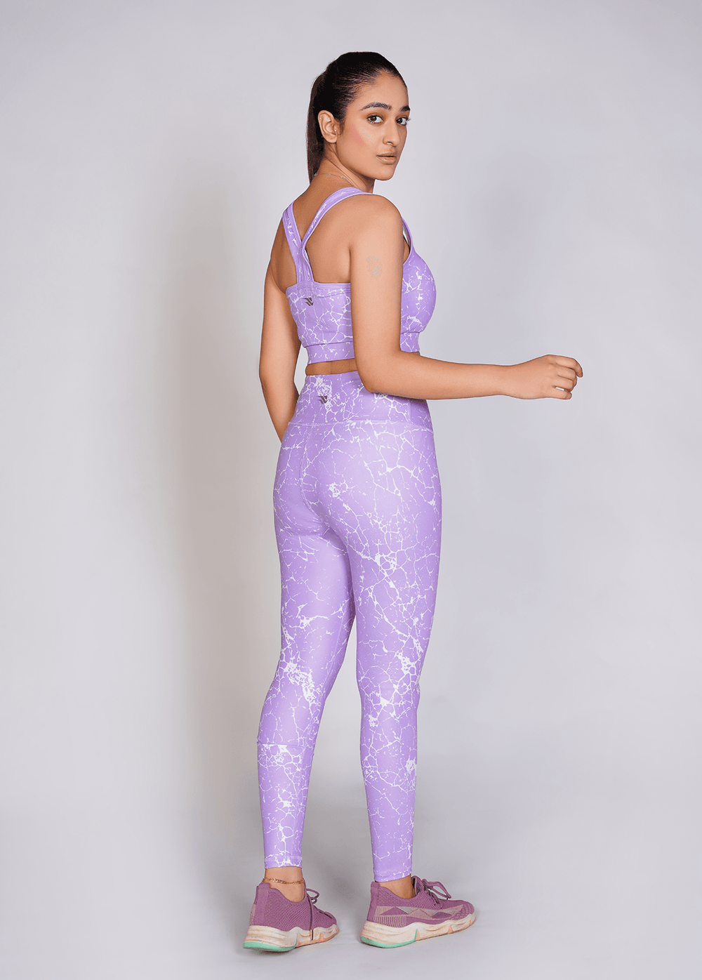 Pro-Fit Sublimated Sports (Sports Bra + Legging) - Voilet