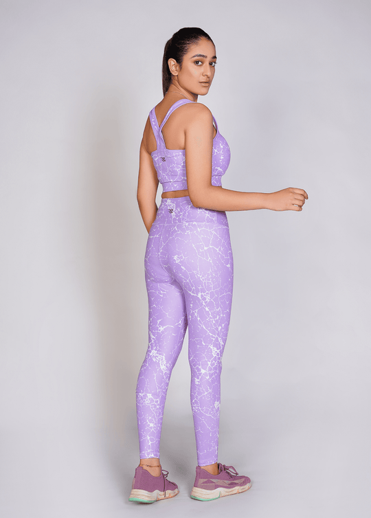 Pro-Fit Sublimated Sports (Sports Bra + Legging) - Voilet