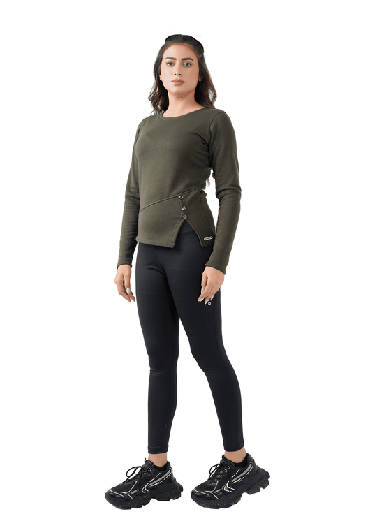 Warm Whisper Shirt - Olive