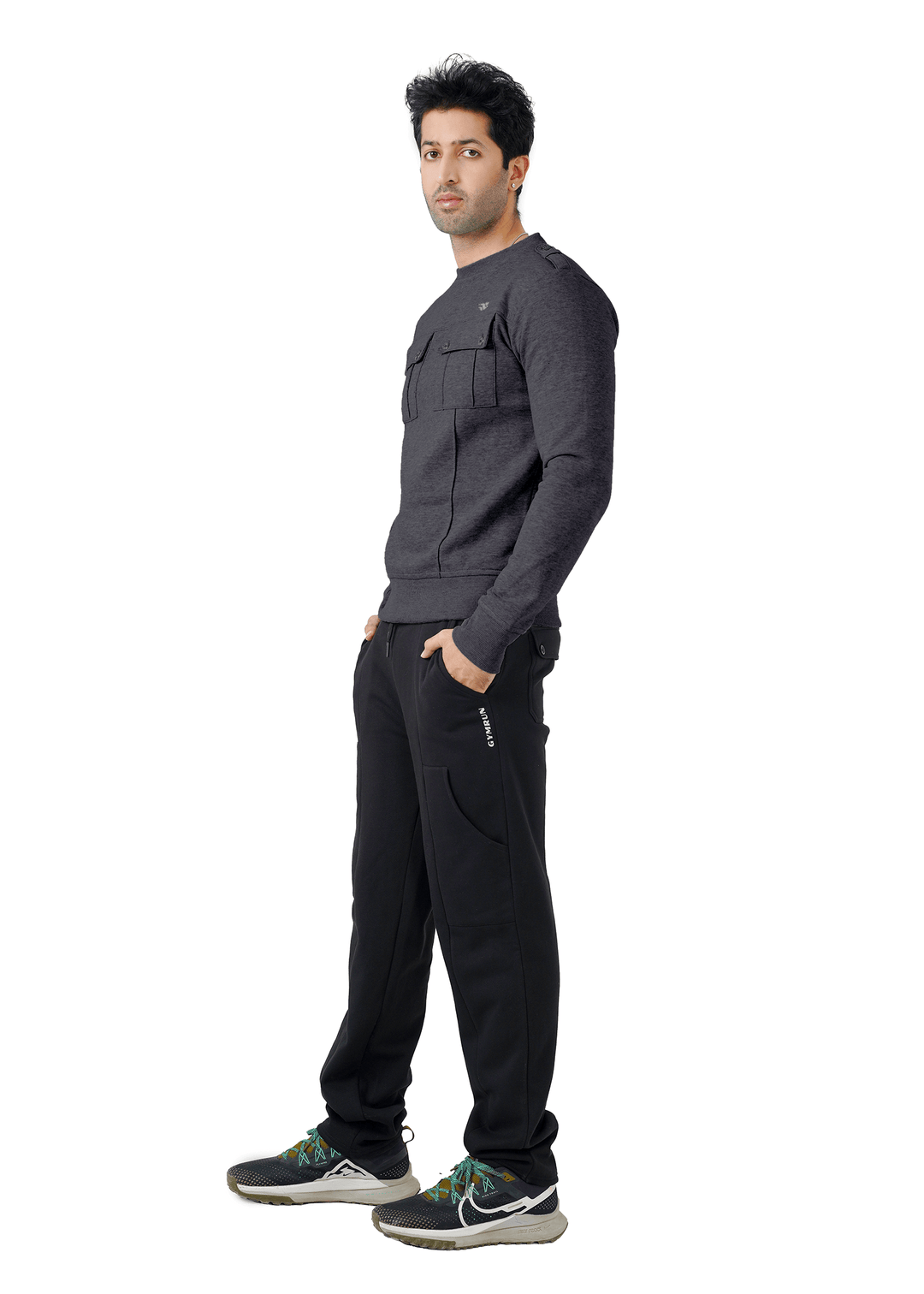 Soft Nest Fleece Shirt - Charcoal