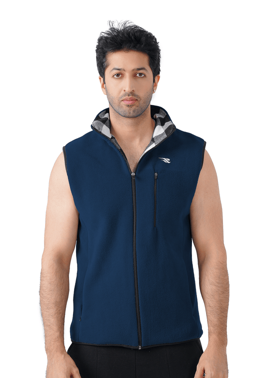 Comfy Polar Vest - Navy