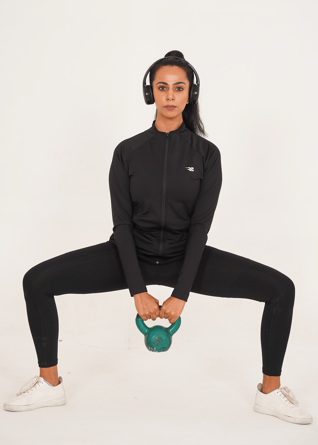 Ladies Compression Zipper - Black