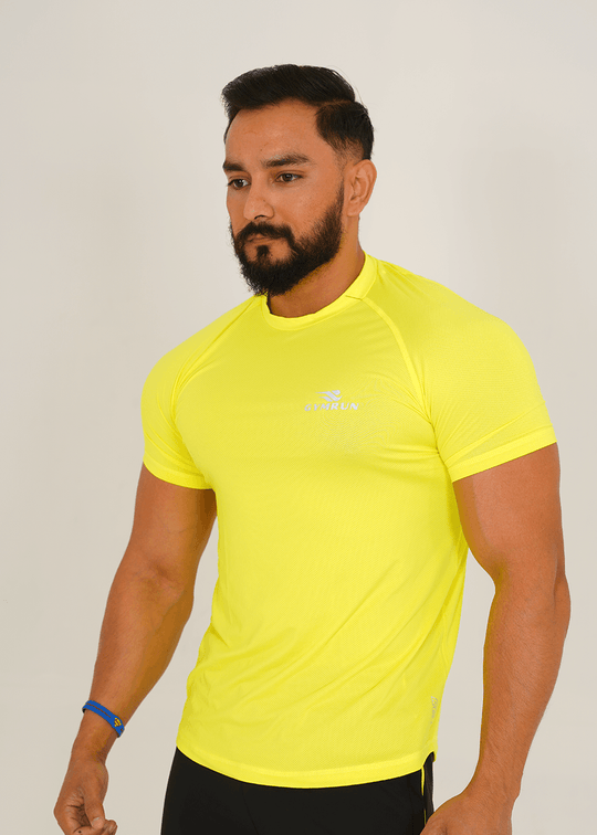 Hydro Mesh Tee - Neon Yellow