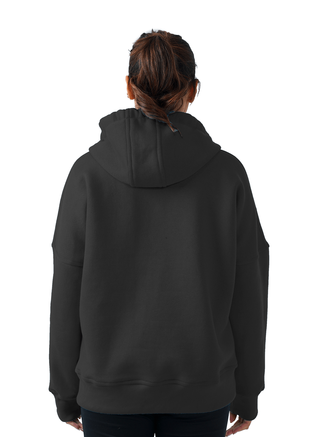 Fusion Oversized Hoodie - Black