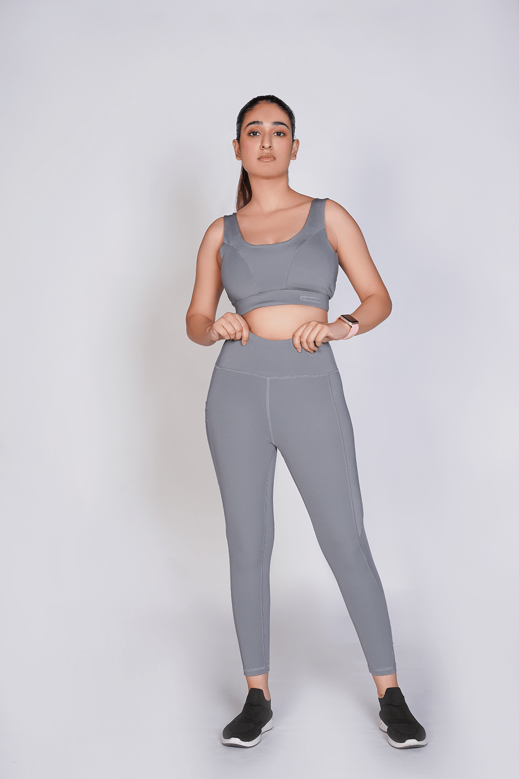 Vital Seamless Crop Legging - Grey