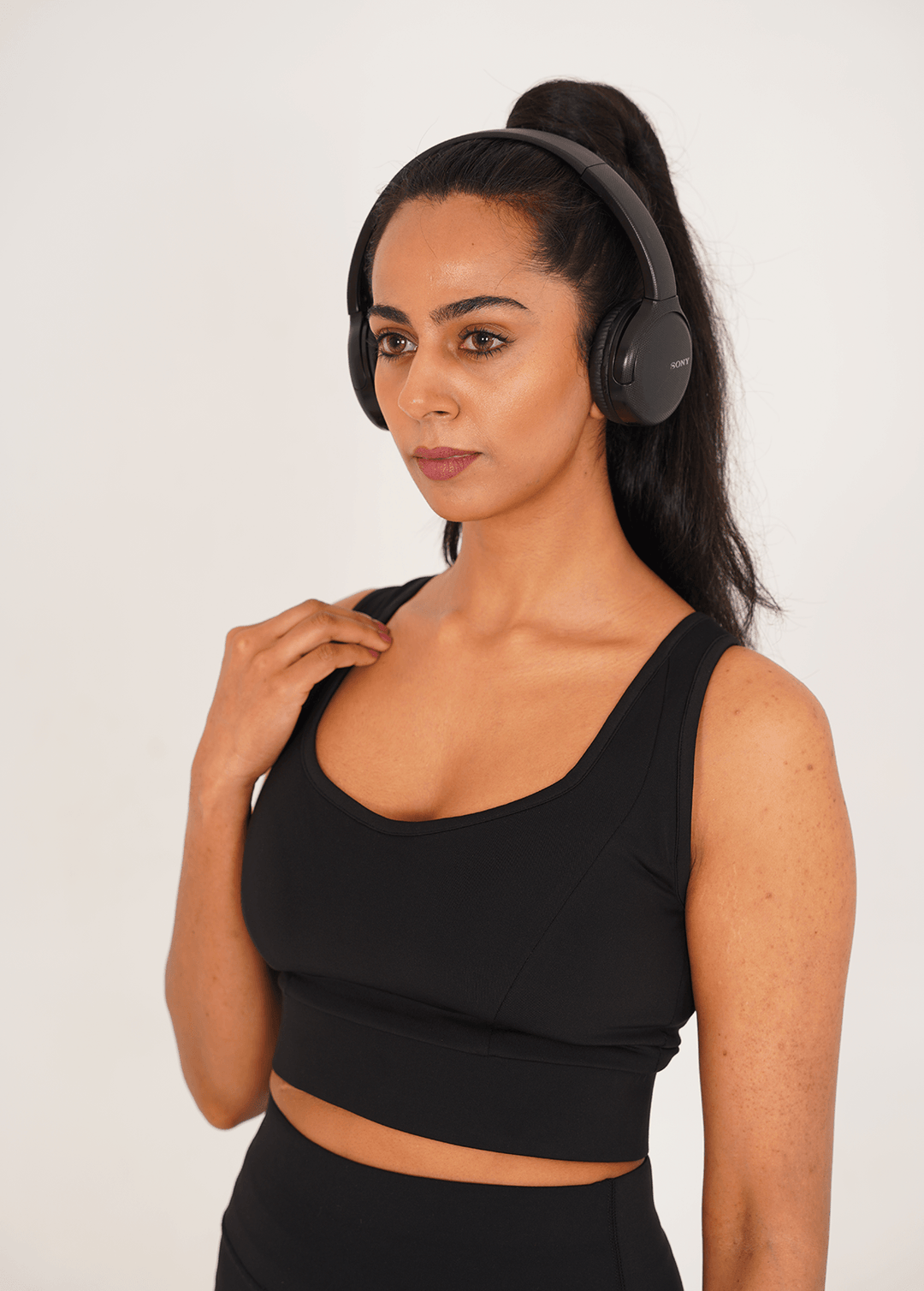 Pro-Fit Padding Sports Bra - Black