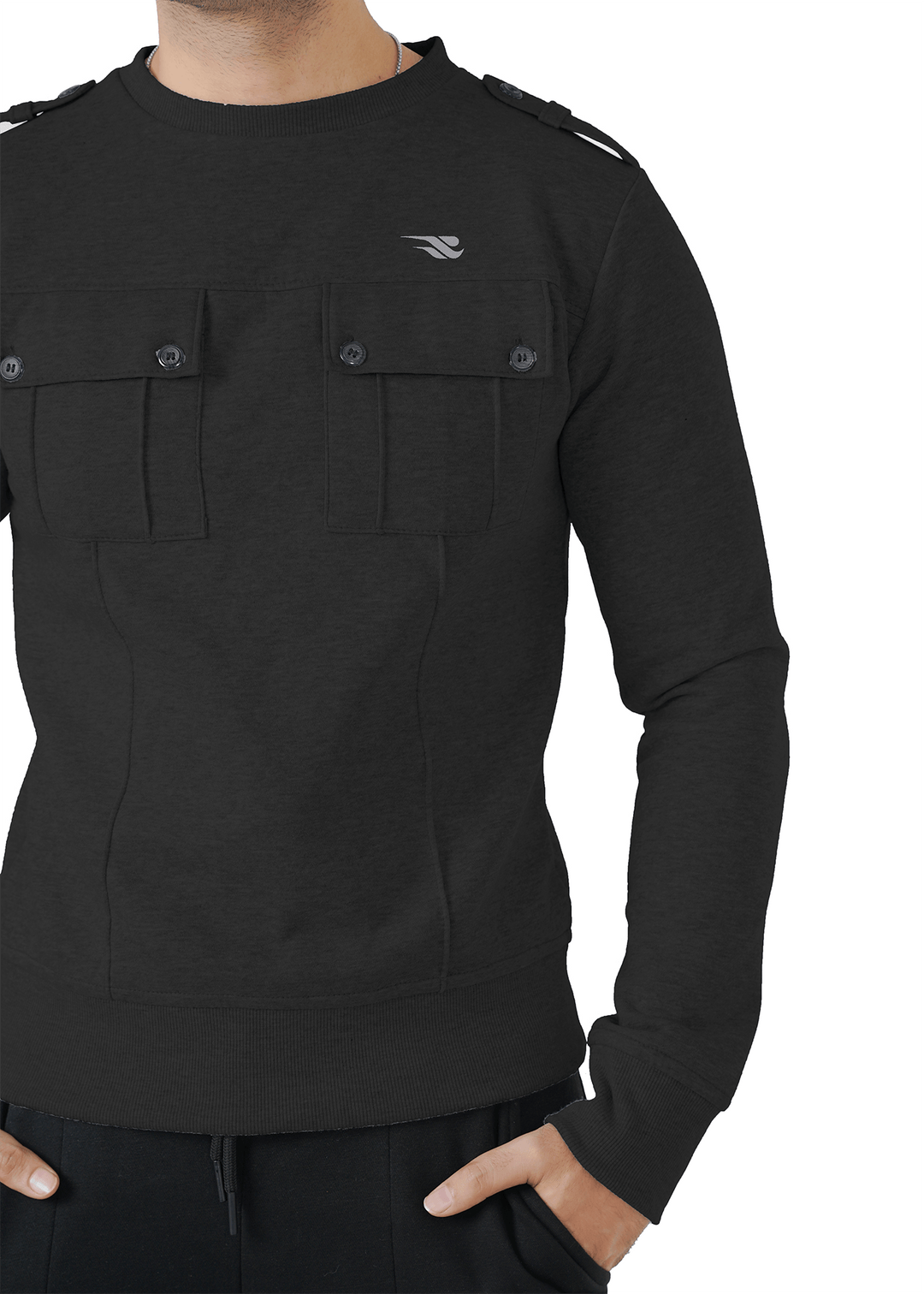 Soft Nest Fleece Shirt - Black