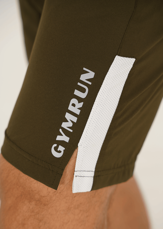 Men's Workout Shorts - Olive