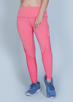 Classic Vent Leggings - Pink