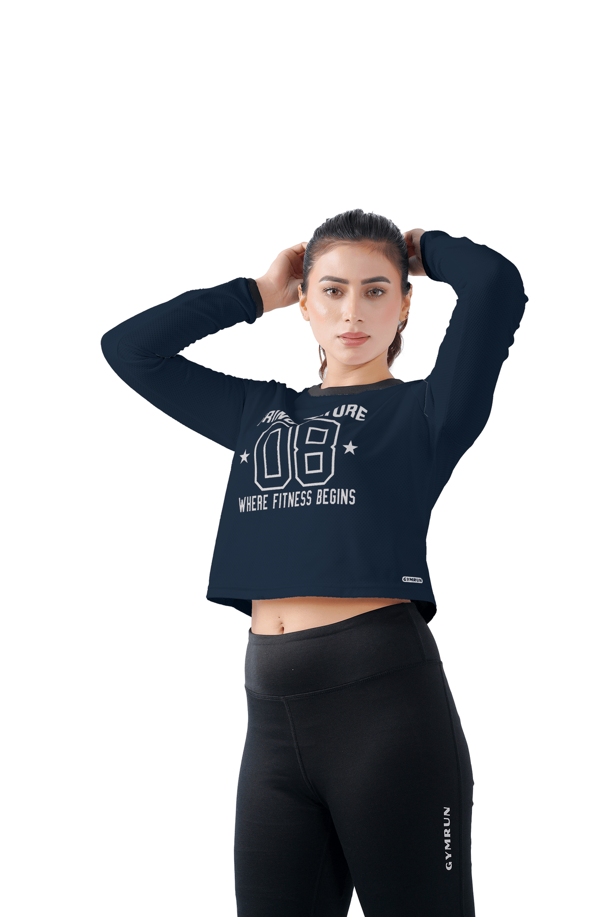 Warm Vibes Full Sleeves Top - Navy