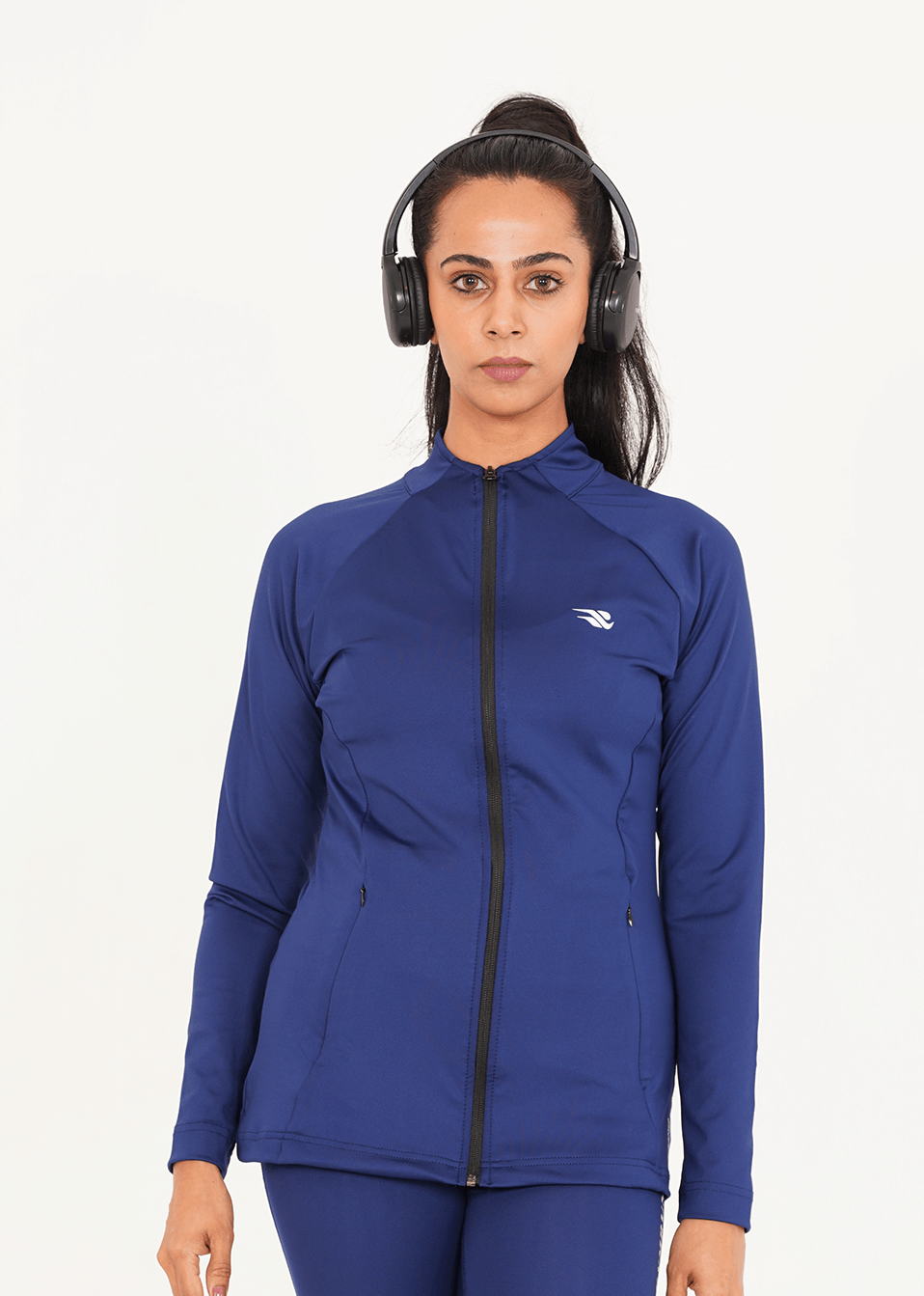 Ladies Compression Zipper - Navy