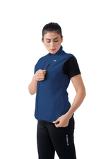 Chill Wave Polar Vest - Navy