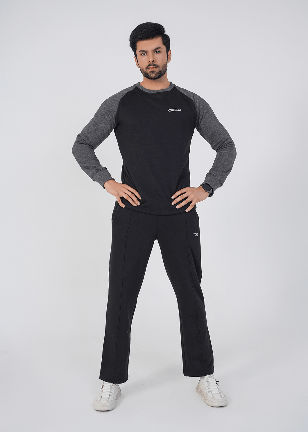 Rhythm Track Suit - Black/Charcoal