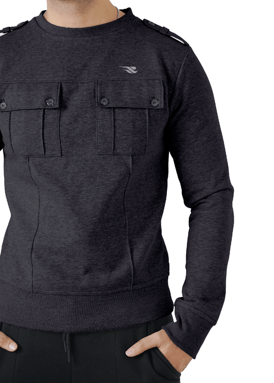 Soft Nest Fleece Shirt - Charcoal