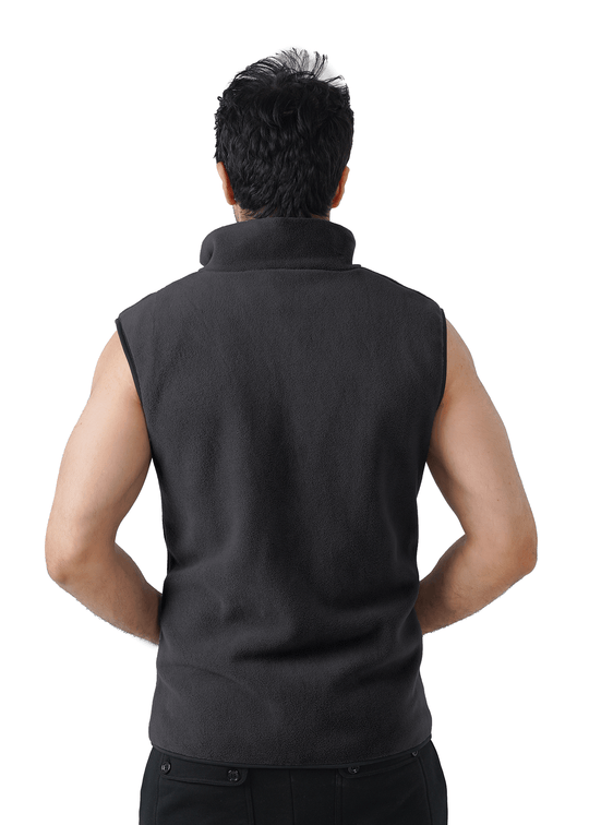 Comfy Polar Vest - Charcoal