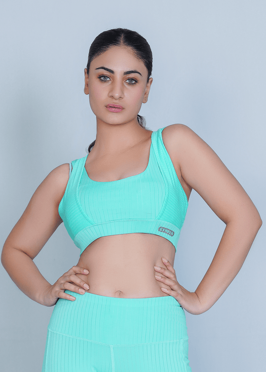 Classic Vent Sports Bra - Blue