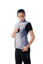 Chill Wave Polar Vest - Grey