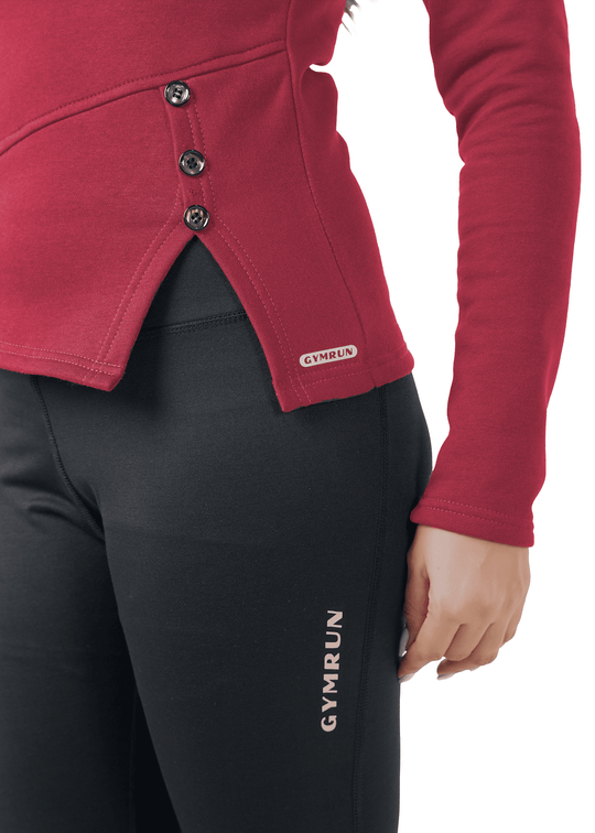 Warm Whisper Shirt - Maroon