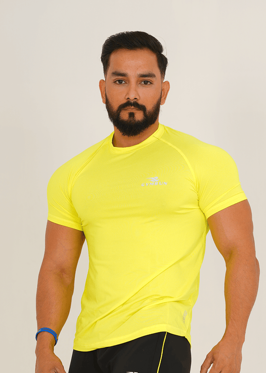 Hydro Mesh Tee - Neon Yellow