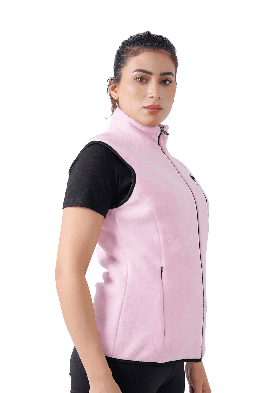 Chill Wave Polar Vest - Pink