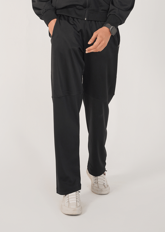 Men Motion Tricot Trouser - Black
