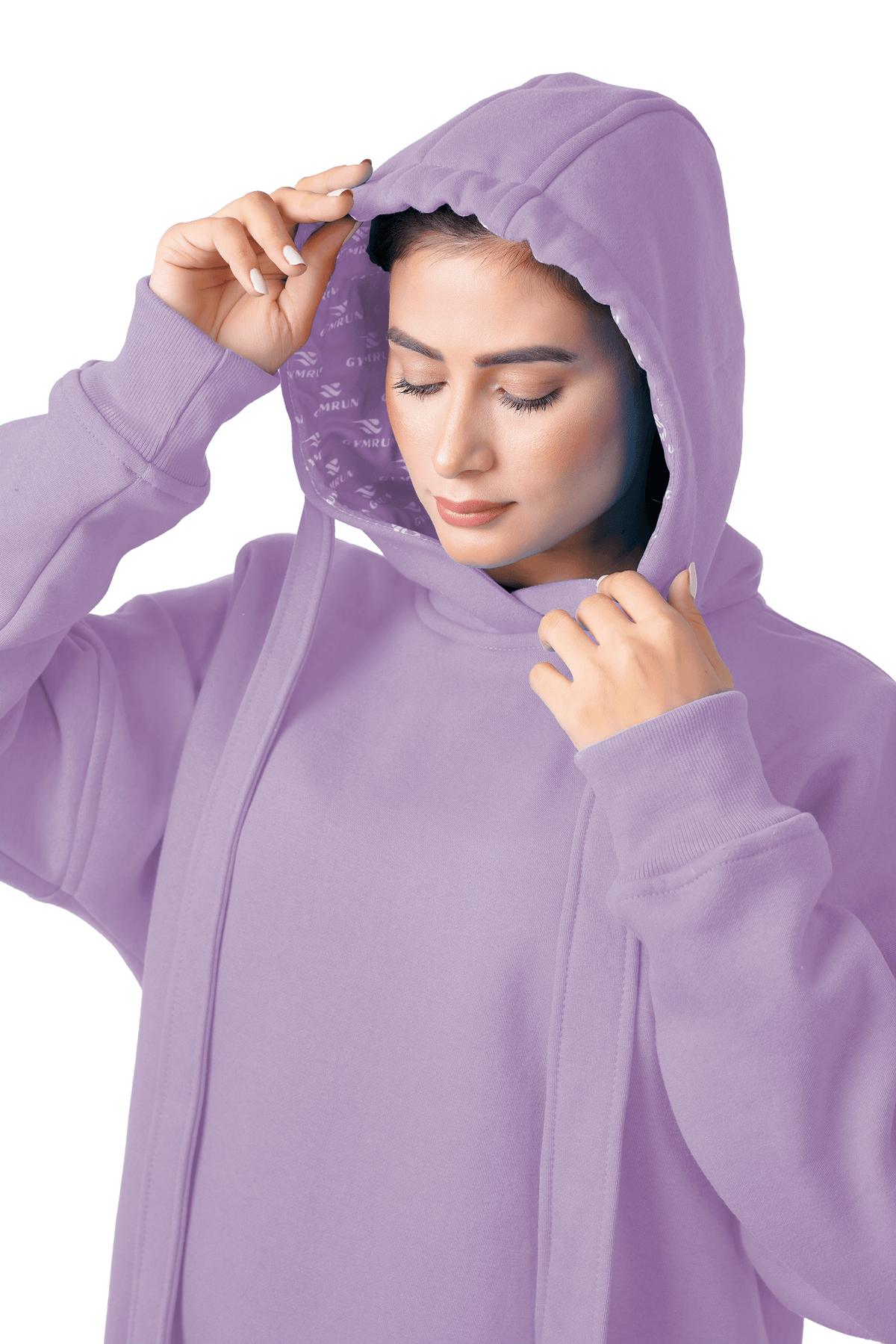 Fusion Oversized Hoodie - Purple