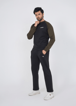 Rhythm Track Suit - Black/Olive