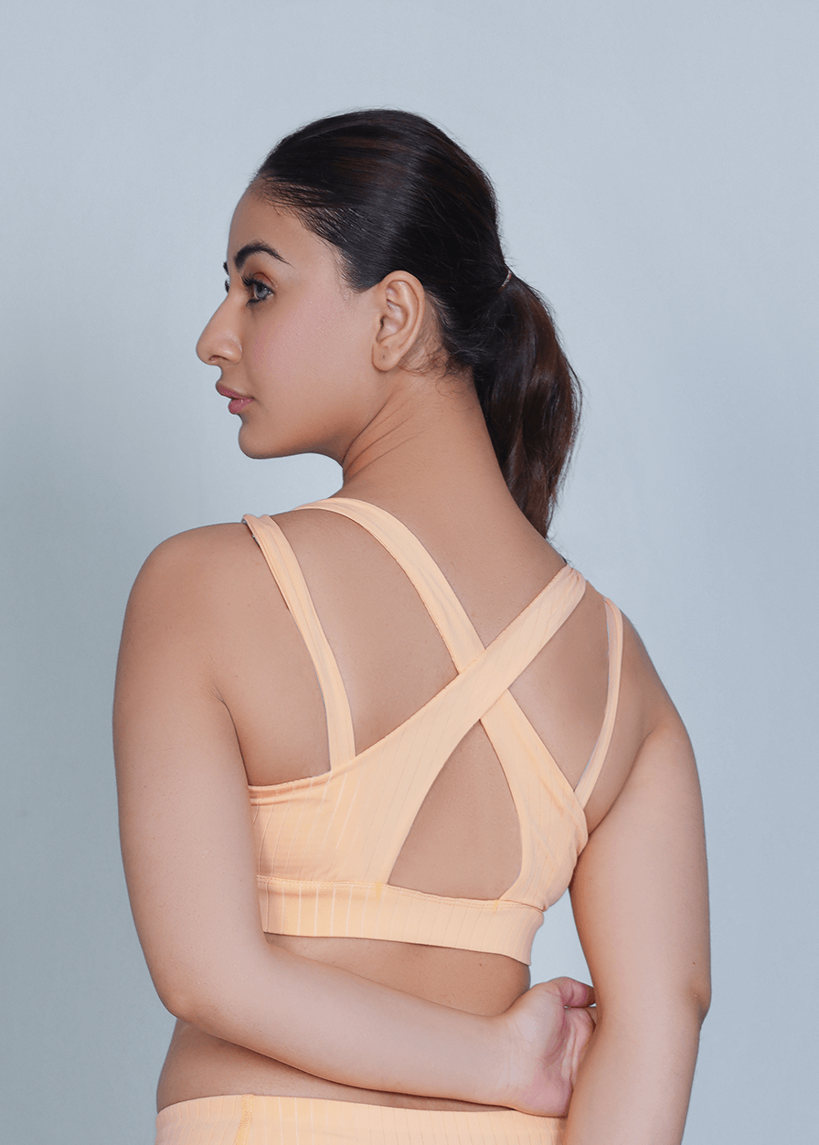 Classic Vent Sports Bra - Orange