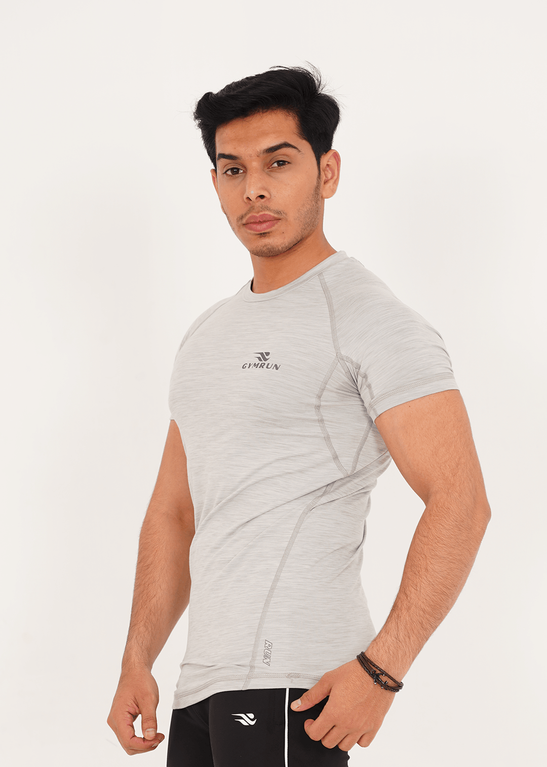 Ultimate Compression Shirt - Light Grey Milange