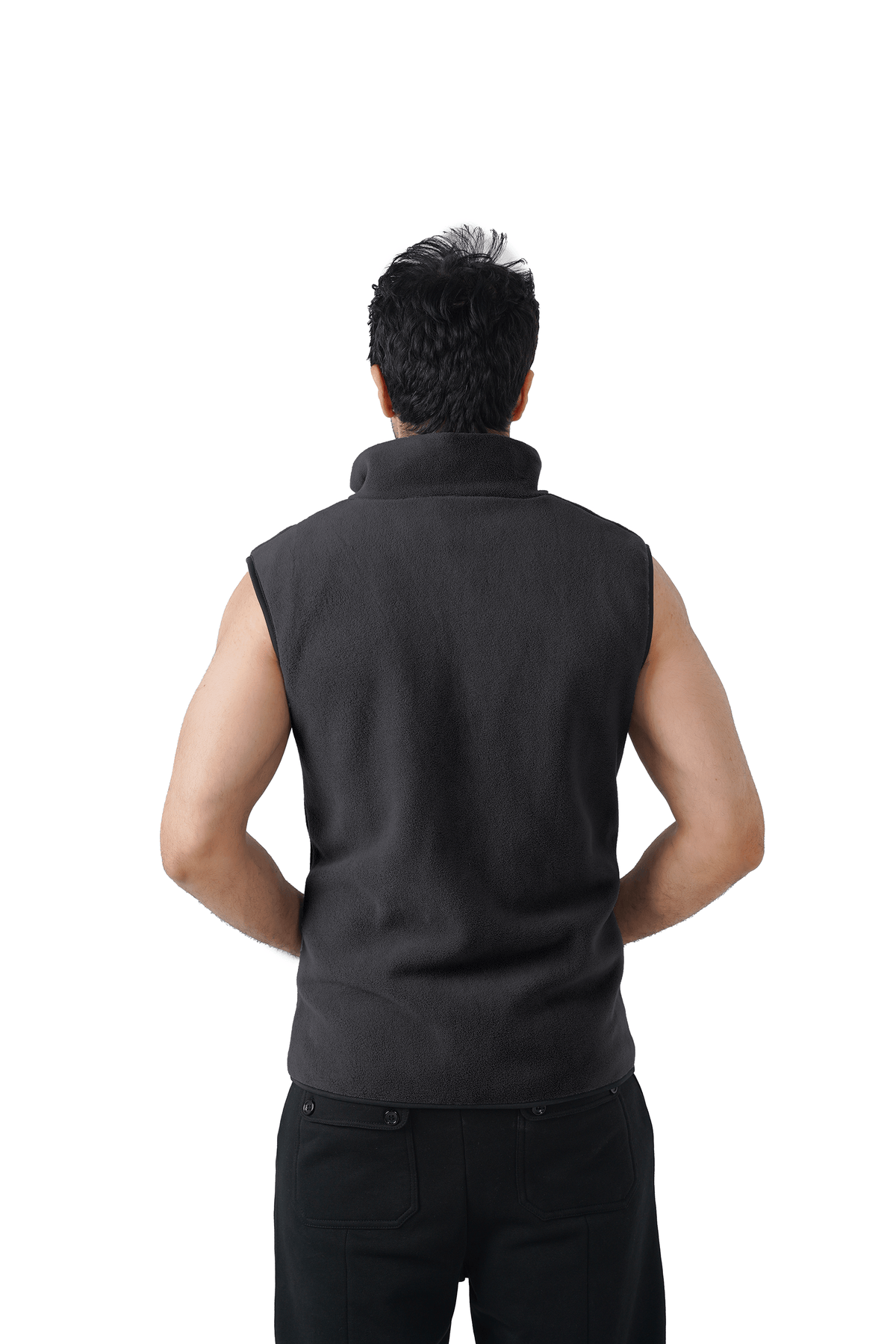 Comfy Polar Vest - Charcoal