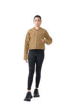 Frost Nest Cropped Jacket - Brown