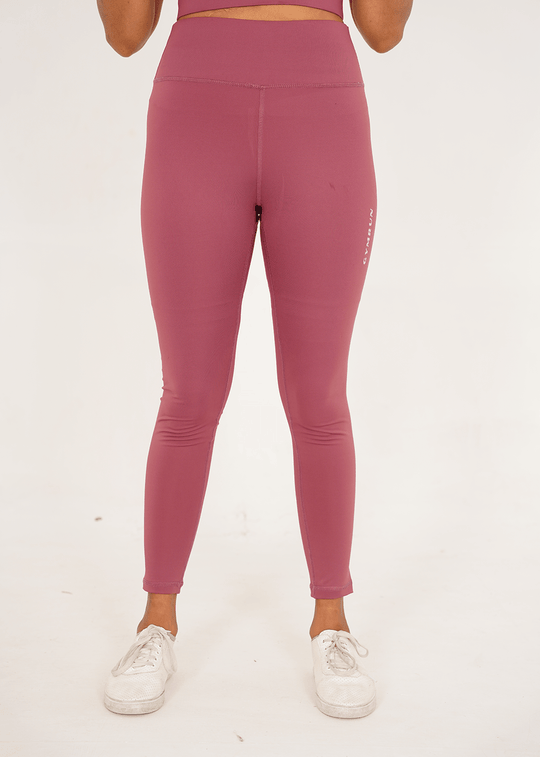 Ladies' Seamless Leggings - Tea Pink