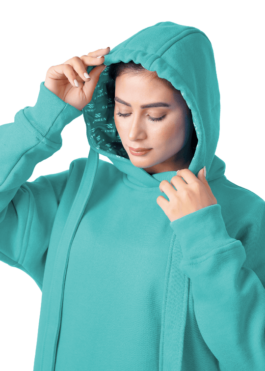 Fusion Oversized Hoodie - Teal