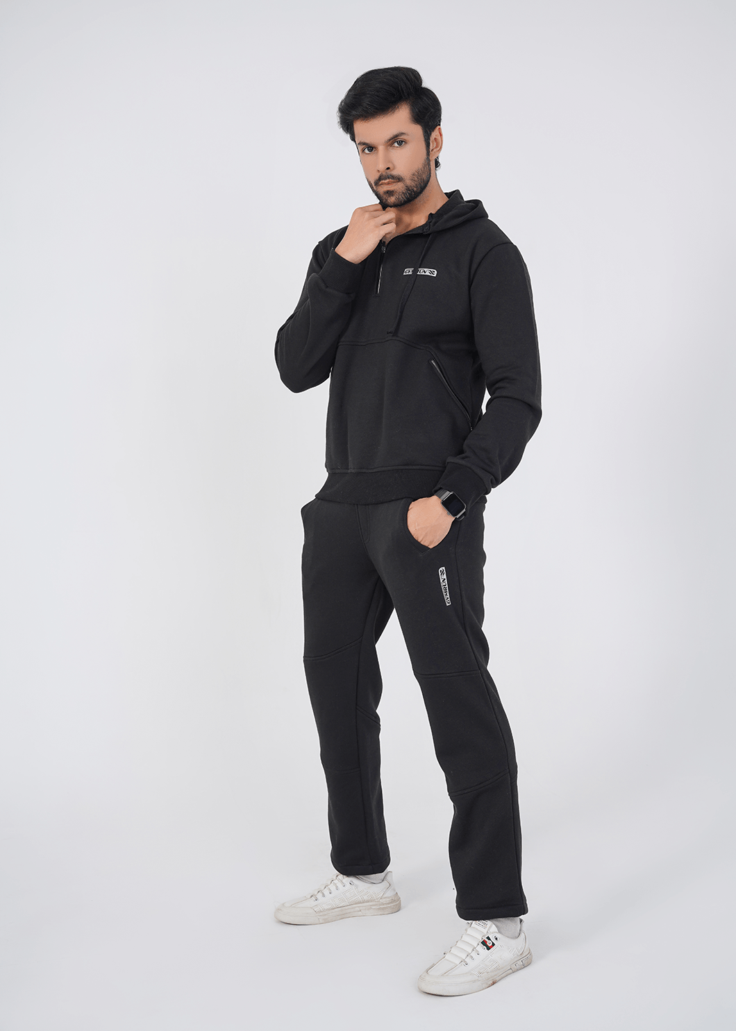Crest Track Suit - Black