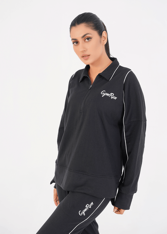 Ease Flex Track Suit - Black