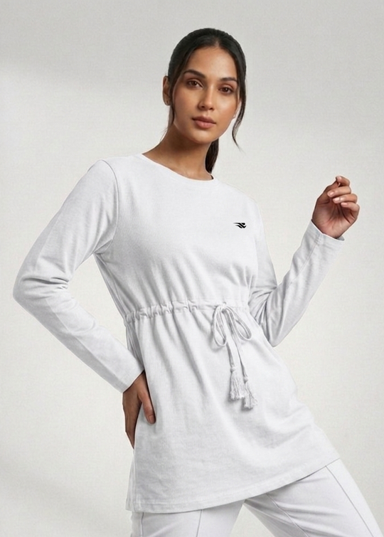 Comfy Oversized Top - White