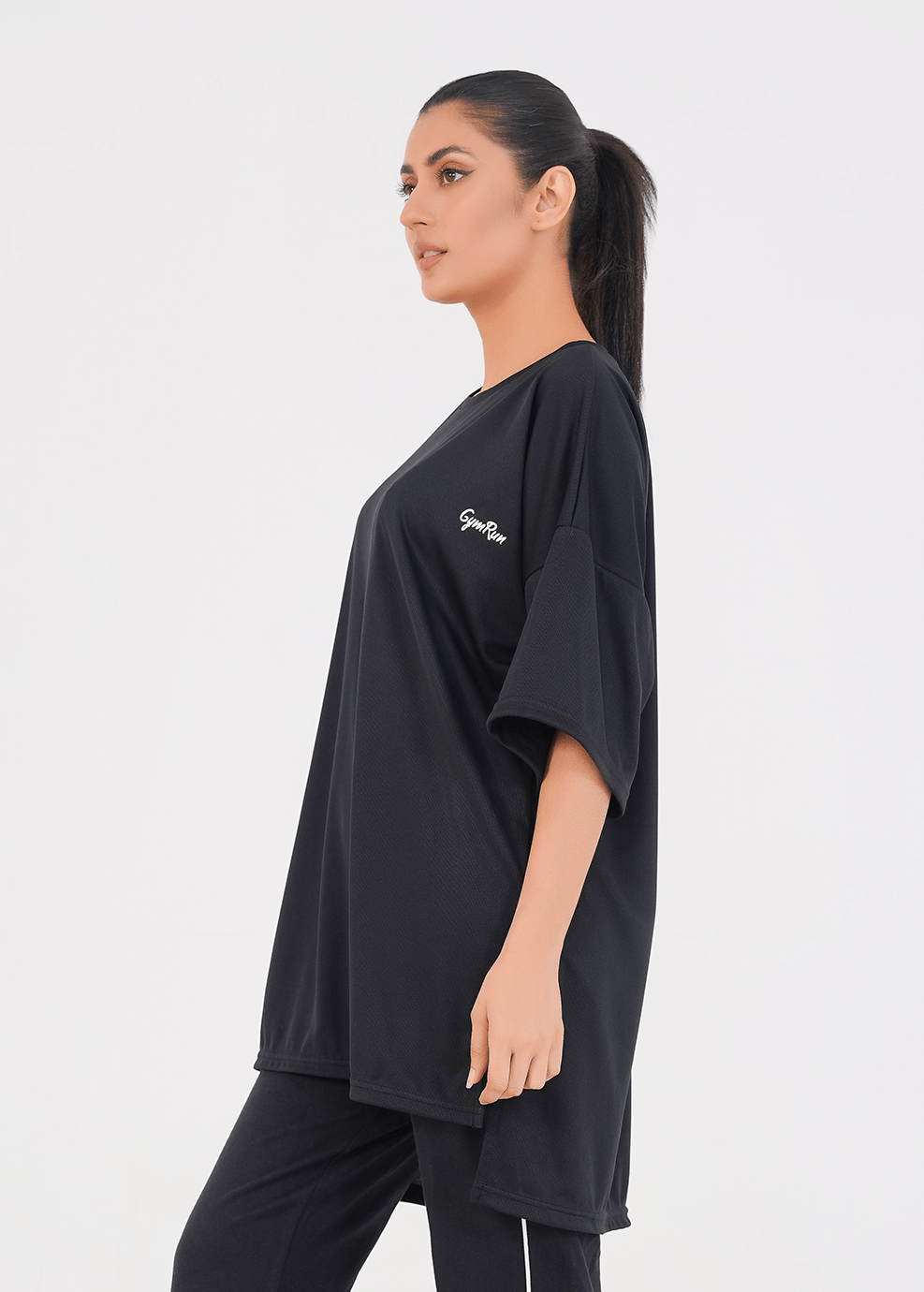 Oversized Modest T-shirt - Black
