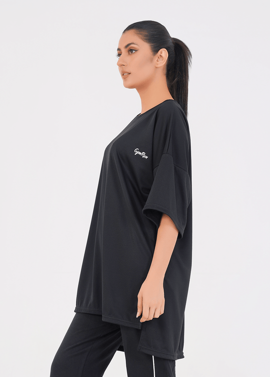 Oversized Modest T-shirt - Black