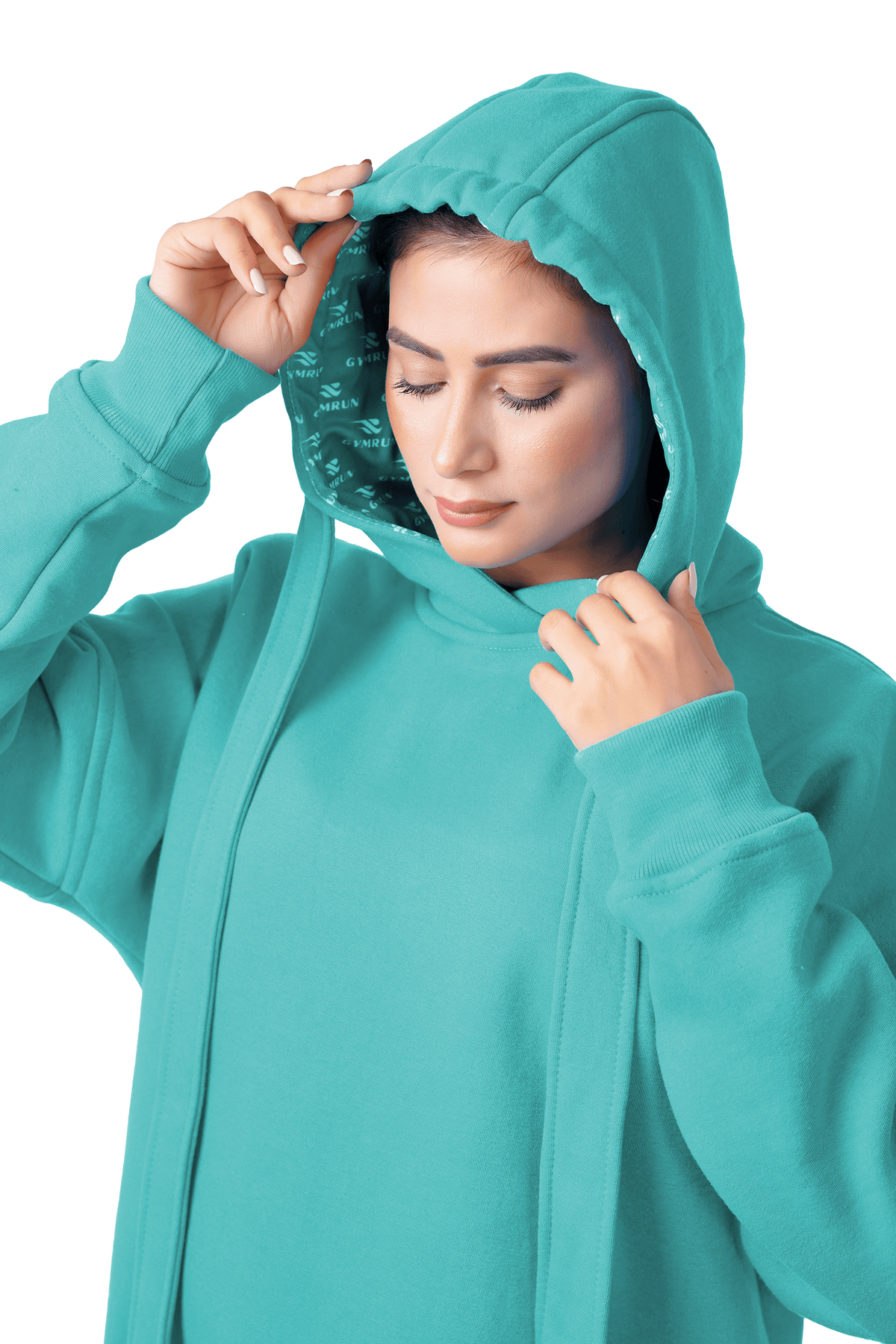 Fusion Oversized Hoodie - Teal