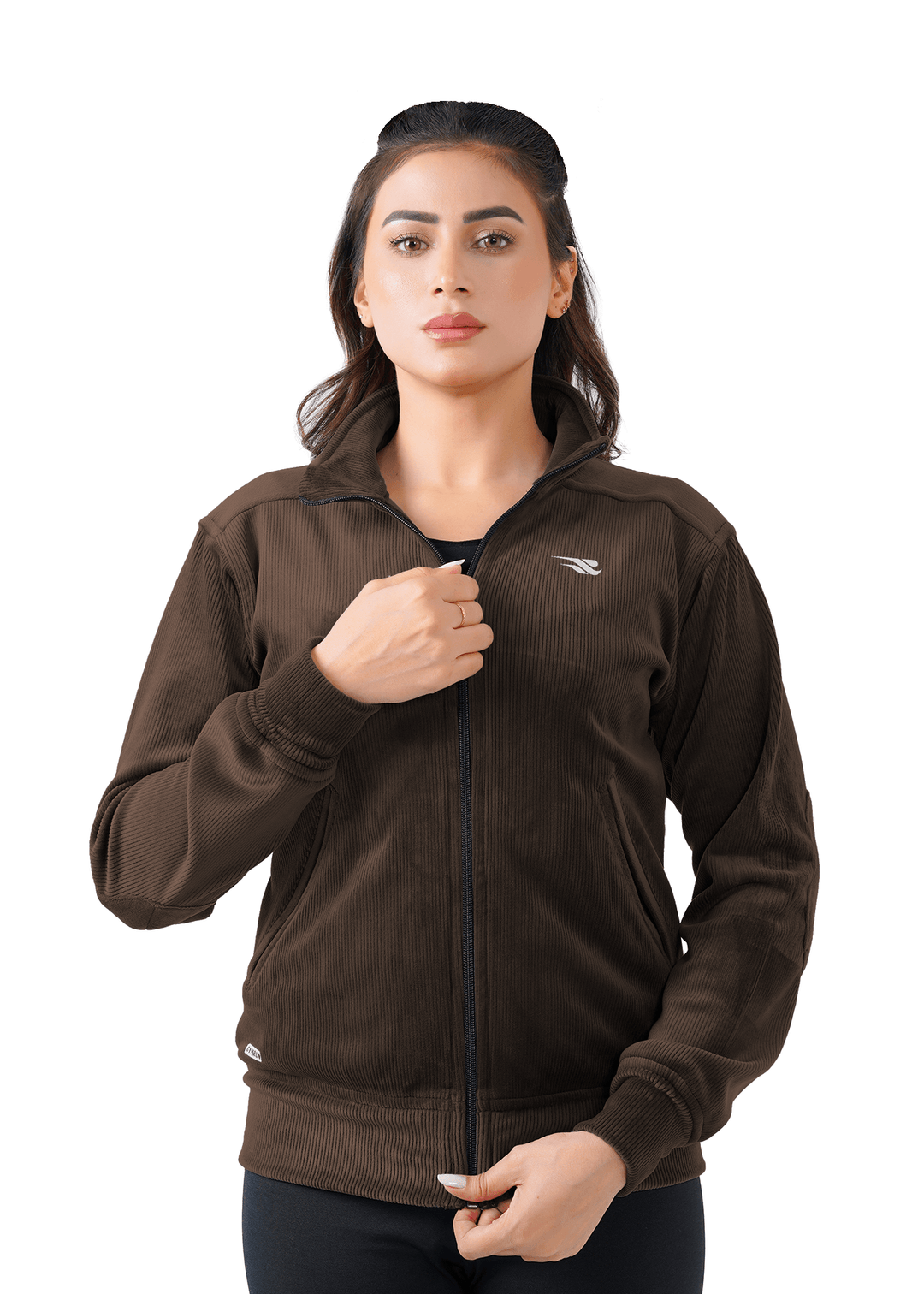 Velvet Ridge Cord Jacket - Brown