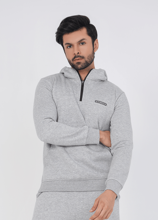 Performance Hoodie - Heather Grey