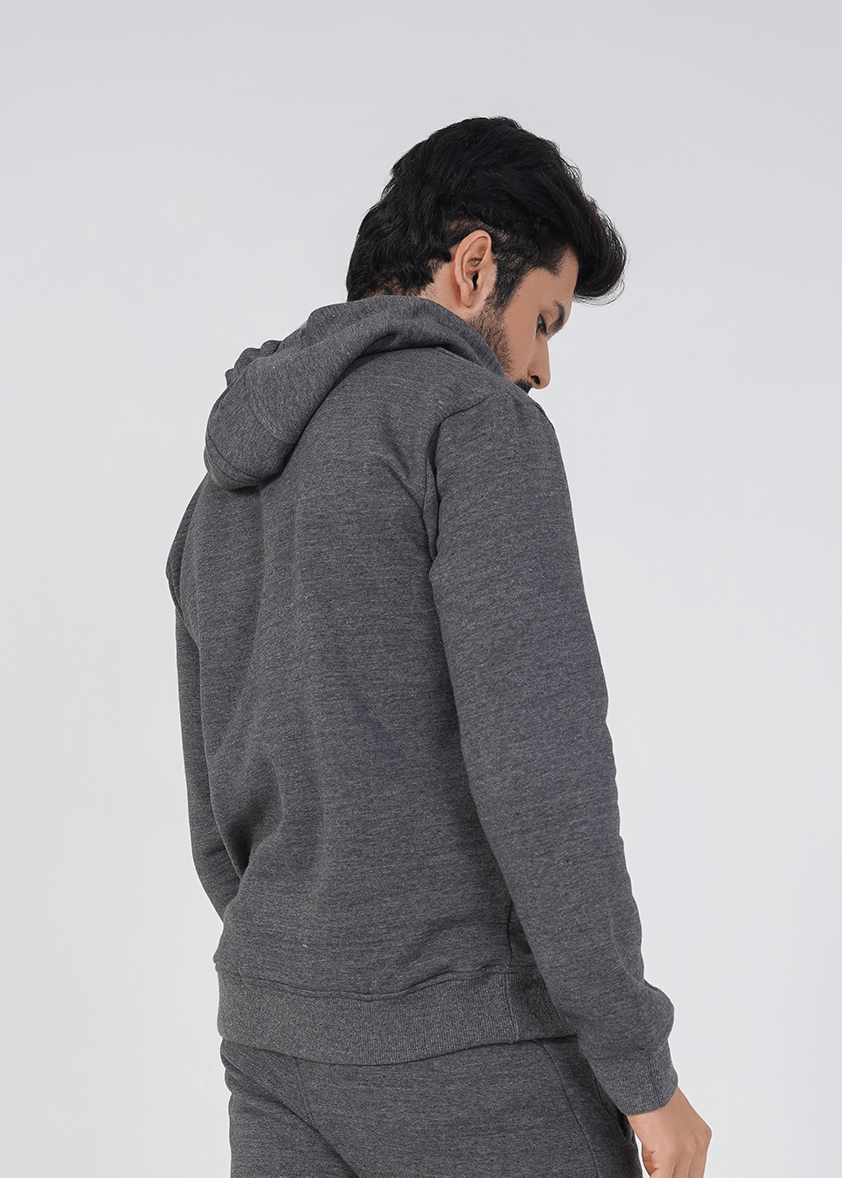 Crest Hoodie - Charcoal