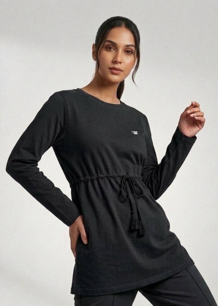 Comfy Oversized Top - Black
