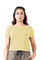 Open Aura Top - Lemon