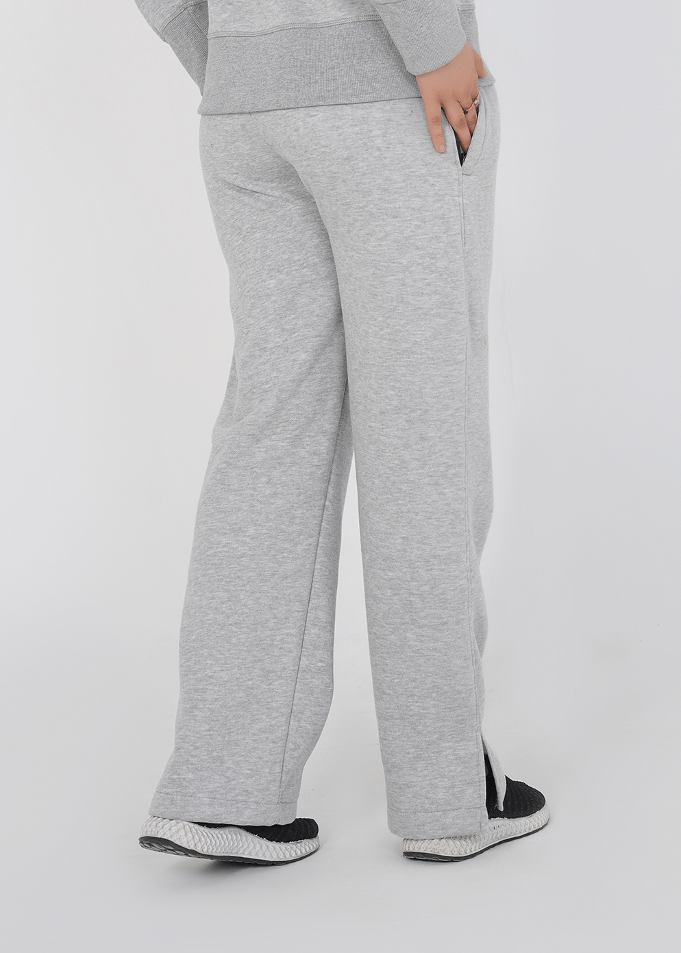 Supreme Wide Leg Trouser - Heather Grey