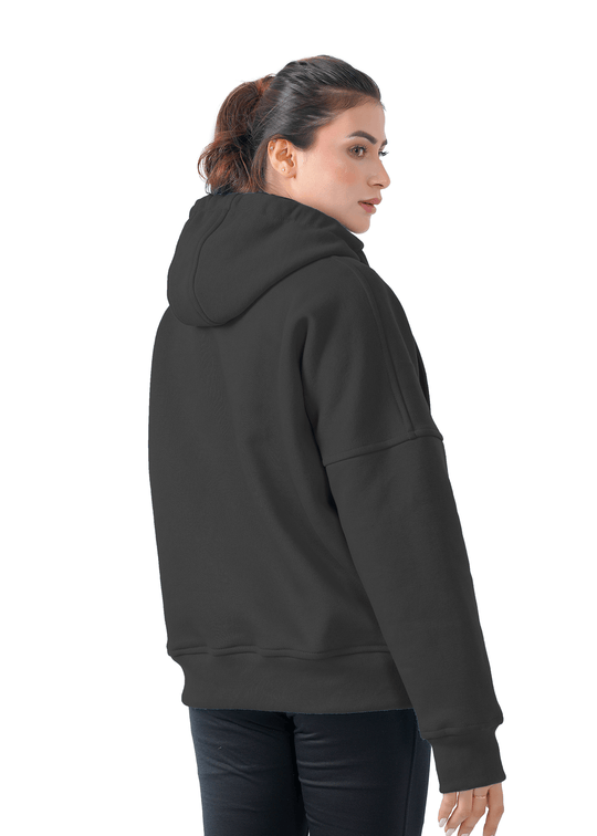 Fusion Oversized Hoodie - Black