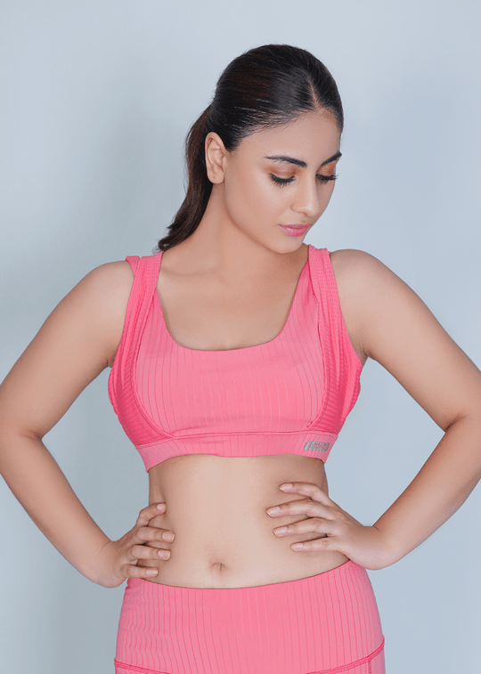 Classic Vent Sports Bra - Pink