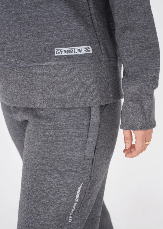 Supreme Round Neck Sweat Shirt - Charcoal