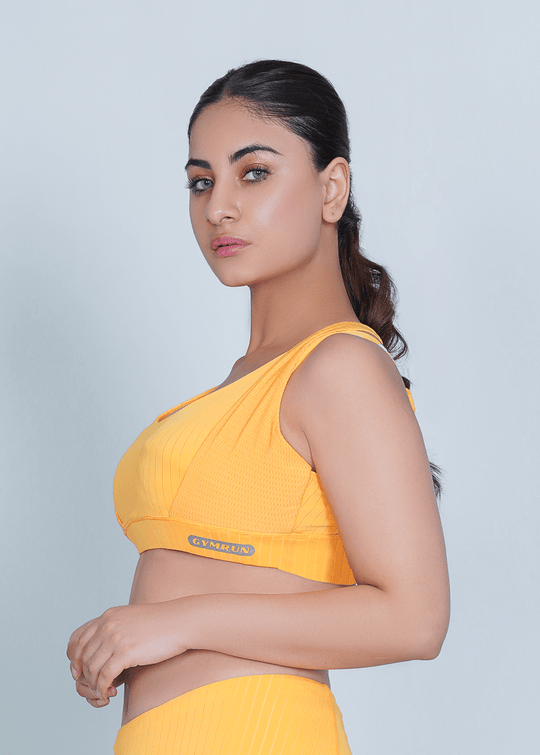 Classic Vent Sports Bra - Yellow