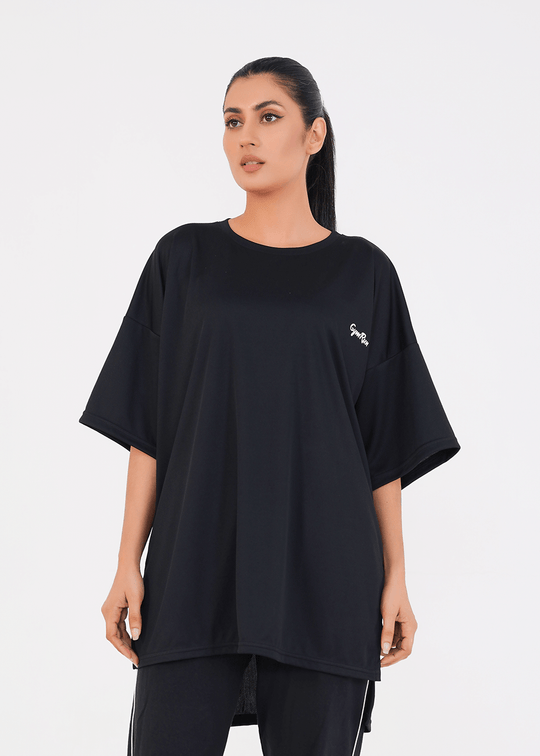 Oversized Modest T-shirt - Black